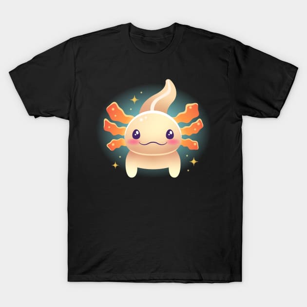 Yellow Anime Axolotl Design for Axolotl Lovers T-Shirt by c1337s